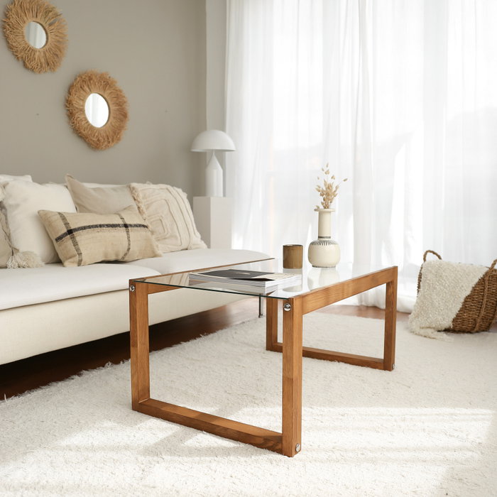 Hanah Home Mesa de centro Via - Wooden